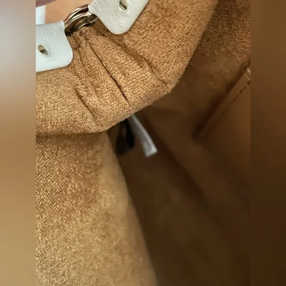 Coach Nora White Leather Cherry Kisslock Frame Crossbody - Picture 13 of 14